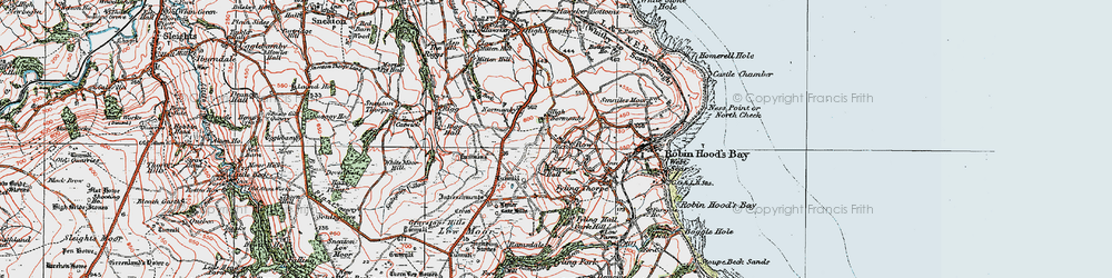 Old map of Raw in 1925