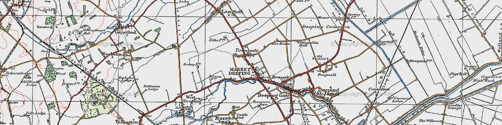 Old map of Rectory, The in 1922