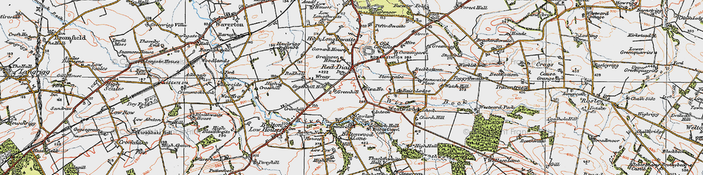 Old map of Red Dial in 1925