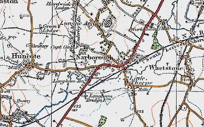 Old map of Red Hill in 1921