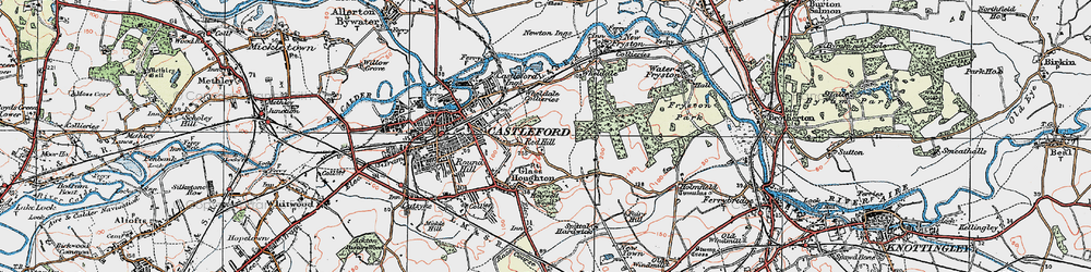 Old map of Red Hill in 1925