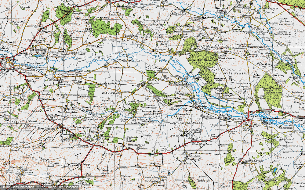 Old Map of Redbridge, 1919 in 1919