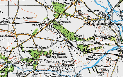 Old map of Redbridge in 1919