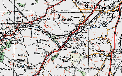 Old map of Redhill in 1921