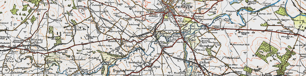 Old map of Redhills in 1925