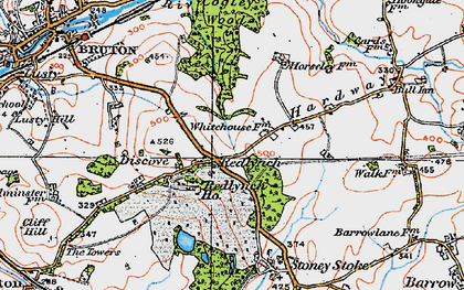 Old map of Redlynch in 1919