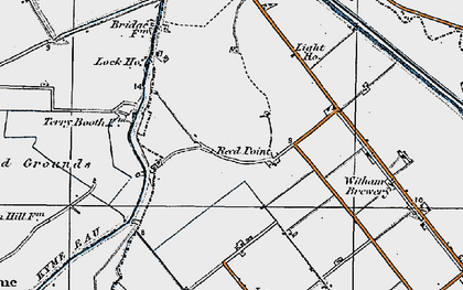 Old map of Reed Point in 1922