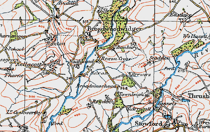 Old map of Rexon in 1919