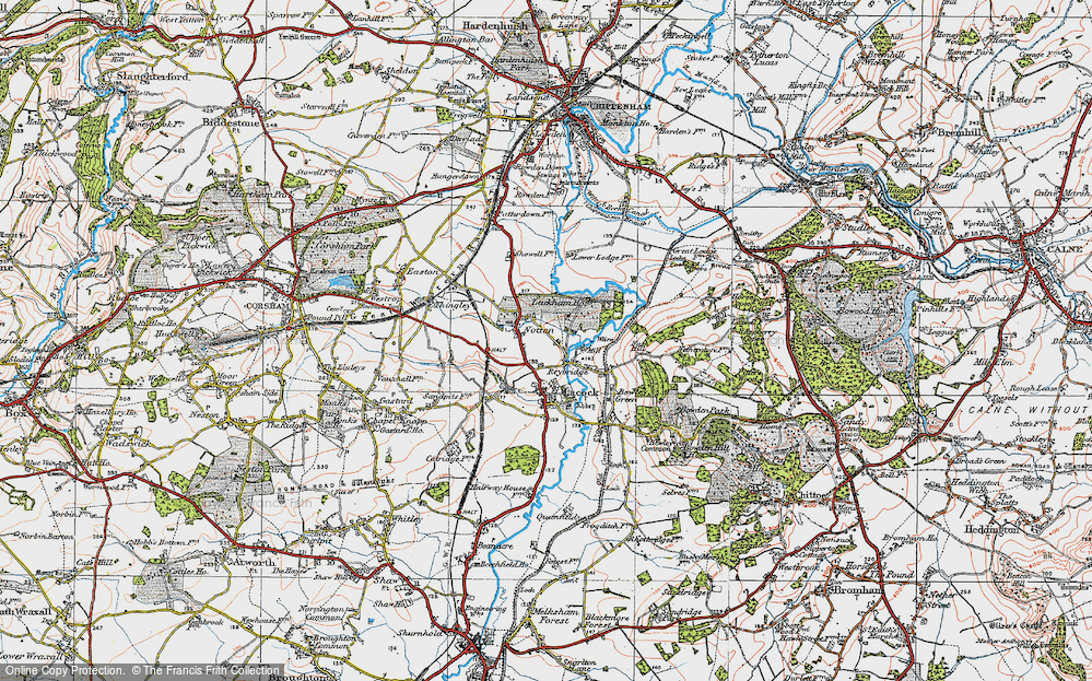 Old Map of Reybridge, 1919 in 1919