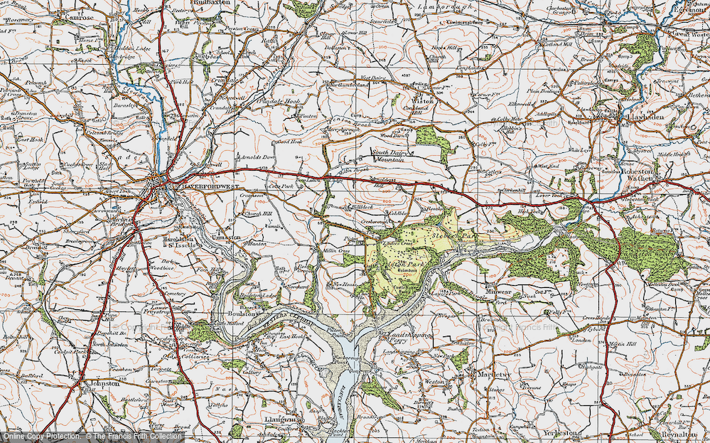 Old Map of Rhos, The, 1922 in 1922