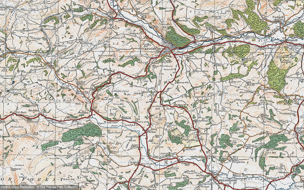 Old Map of Rhos-y-meirch, 1920 in 1920