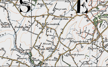 Old map of Dingle, The in 1922