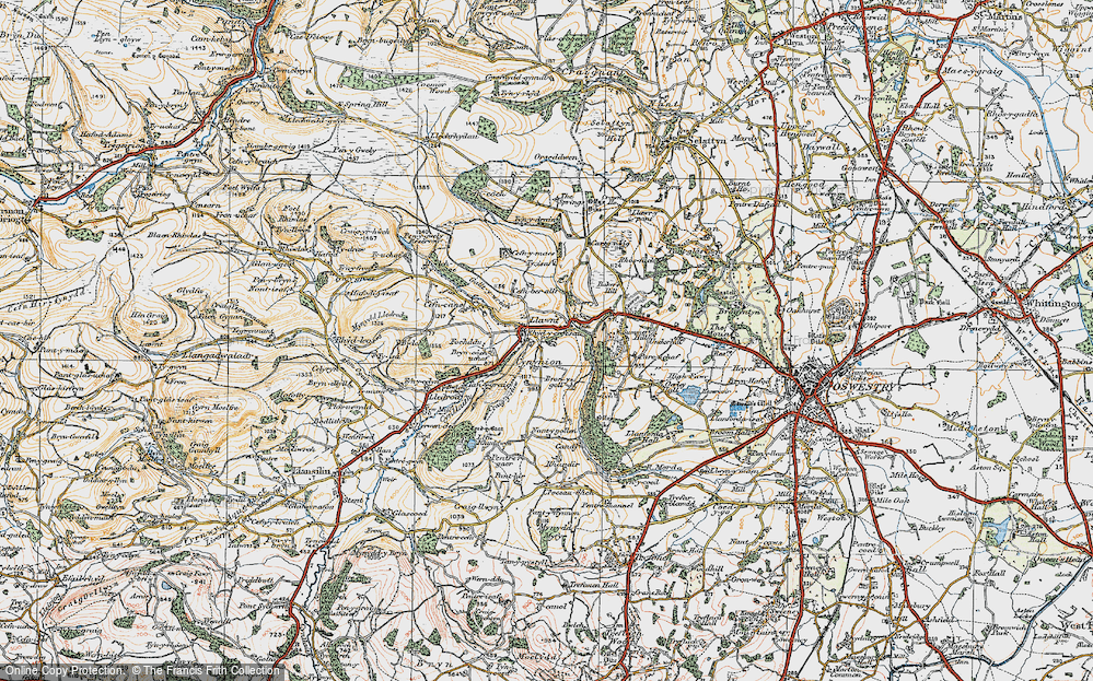 Rhydycroesau, 1921