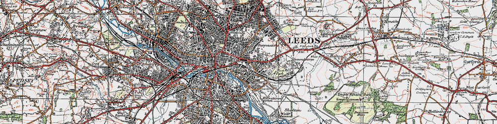 Old map of Richmond Hill in 1925