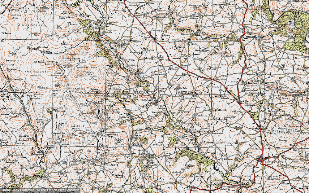 Old Map of Rillaton, 1919 in 1919