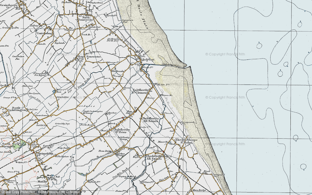 Old Map of Rimac, 1923 in 1923