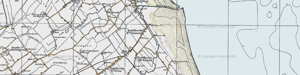 Old map of Rimac in 1923