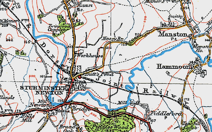 Old map of Rixon in 1919