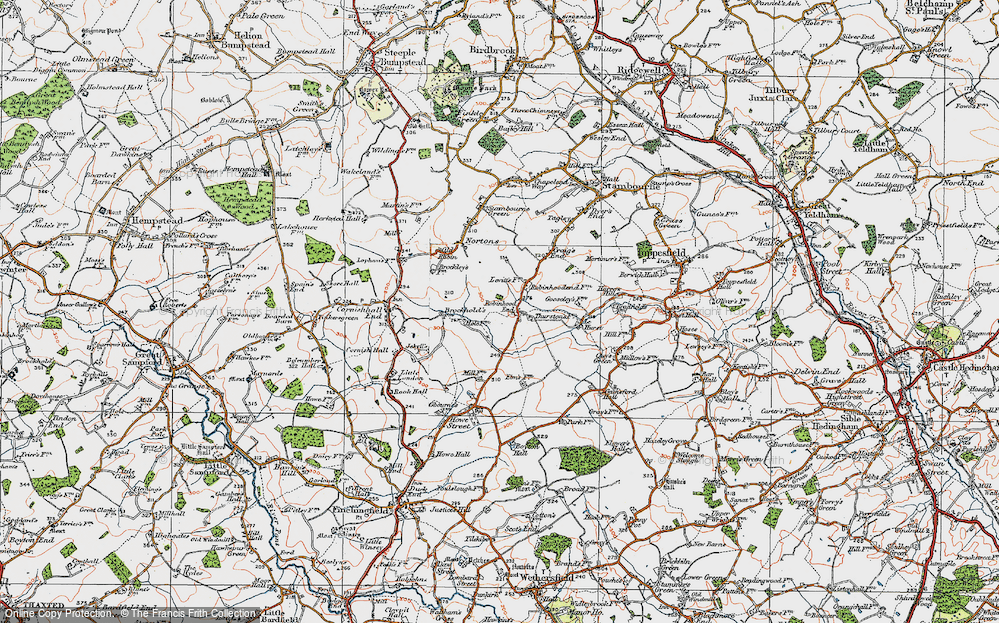 Old Map of Robinhood End, 1920 in 1920