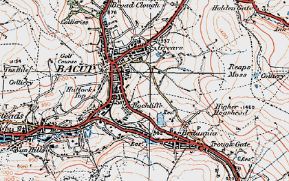 Old map of Rockcliffe in 1924