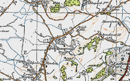 Old map of Rockhampton in 1919