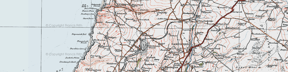 Old map of Rockhead in 1919