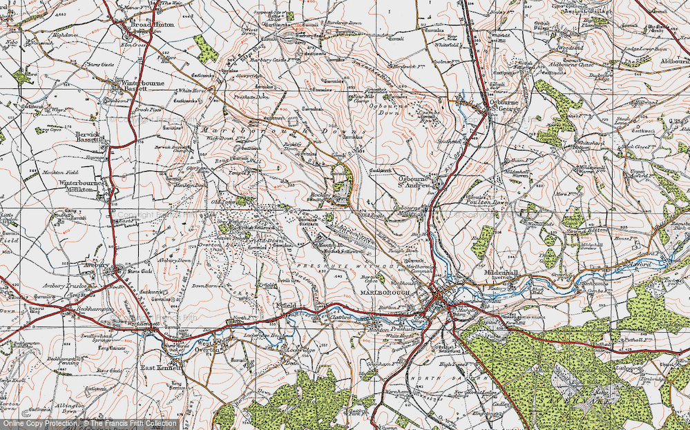 Old Map of Rockley, 1919 in 1919
