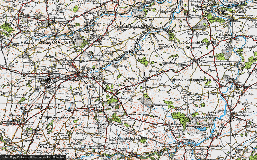 Old Map of Rockley Ford, 1919 in 1919