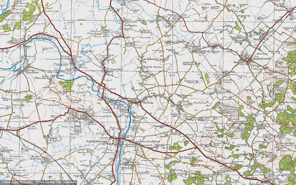 Old Map of Rokemarsh, 1919 in 1919