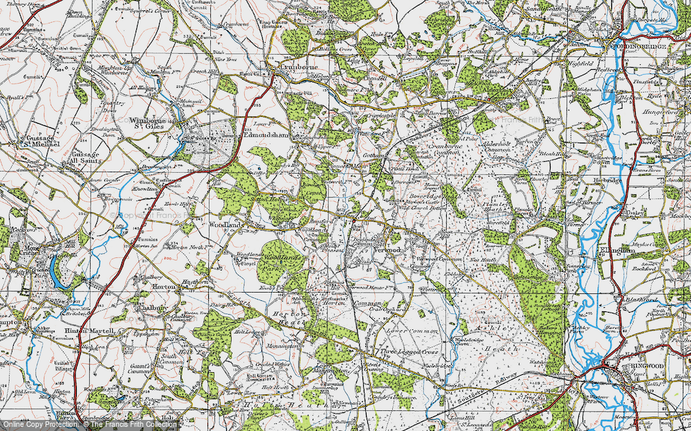 Old Map of Romford, 1919 in 1919