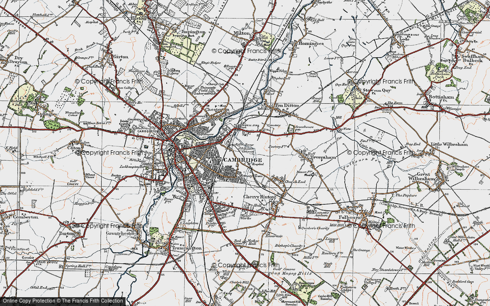Old Map of Romsey Town, 1920 in 1920