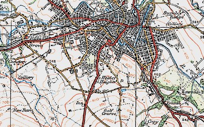 Old map of Rose Hill in 1924
