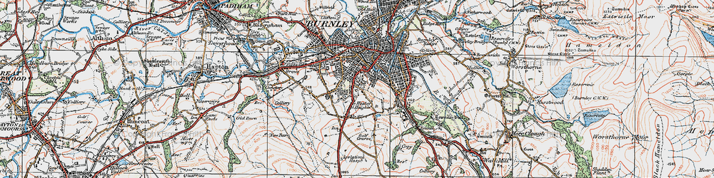 Old map of Rose Hill in 1924