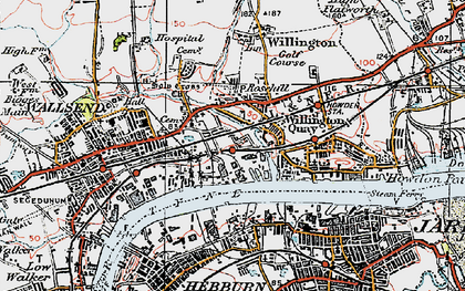 Old map of Rosehill in 1925