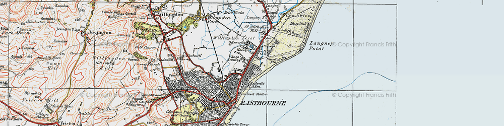 Old map of Roselands in 1920