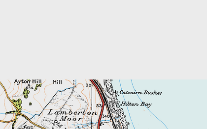 Old map of Ross in 1926