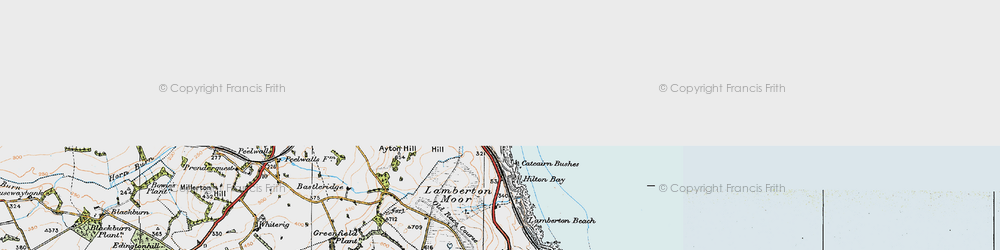 Old map of Ross in 1926