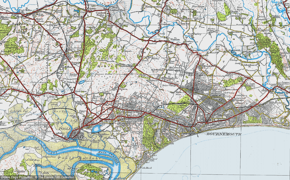 Old Map of Rossmore, 1919 in 1919