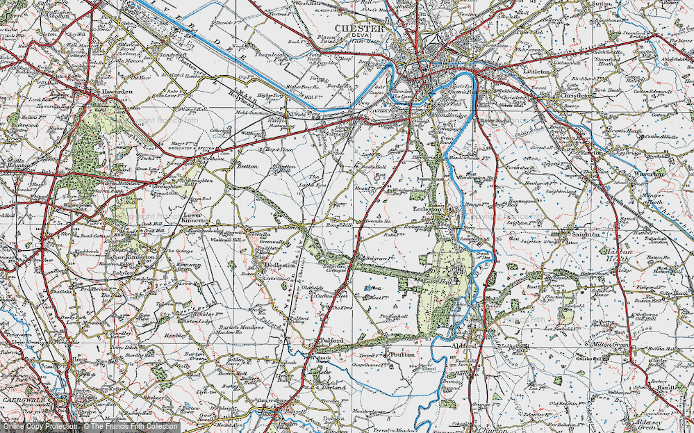 Old Map of Roughhill, 1924 in 1924