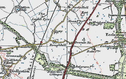 Old map of Roughhill in 1924
