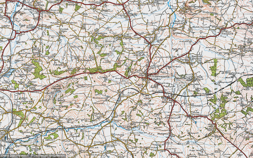 Old Map of Roundham, 1919 in 1919