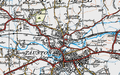 Old map of Rowbarton in 1919