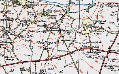 Old map of Rowden in 1925