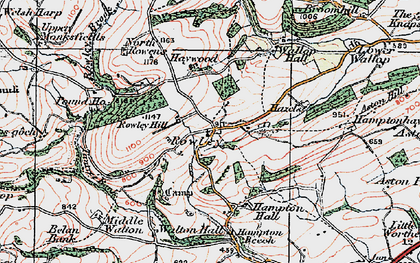 Old map of Rowley in 1921