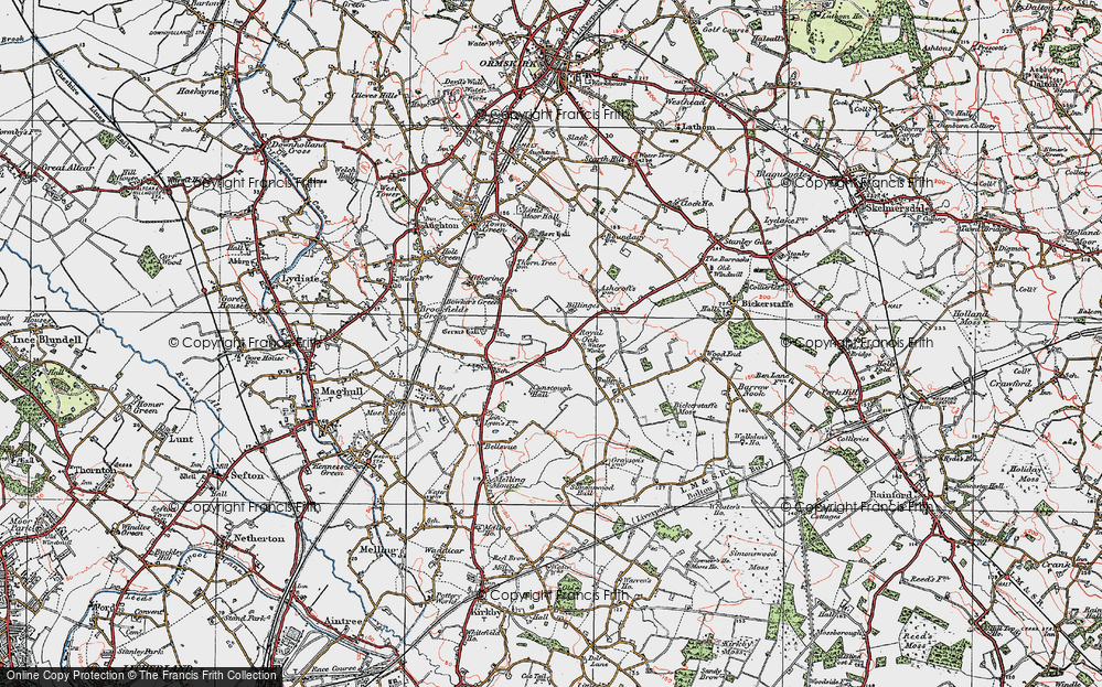 Old Map of Royal Oak, 1923 in 1923