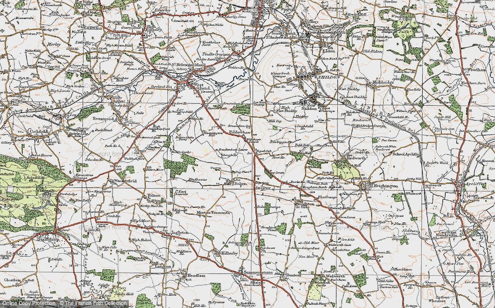 Old Map of Royal Oak, 1925 in 1925