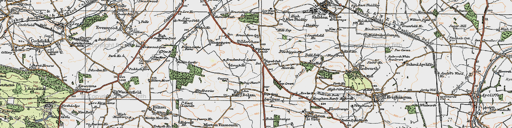 Old map of Royal Oak in 1925