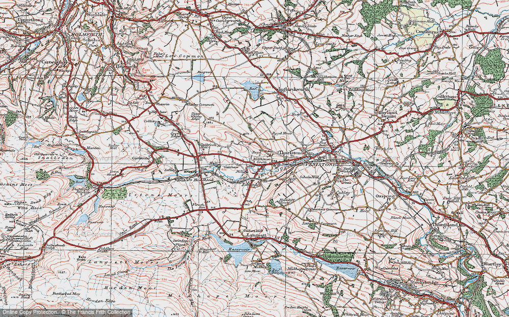 Old Map of Royd, 1924 in 1924