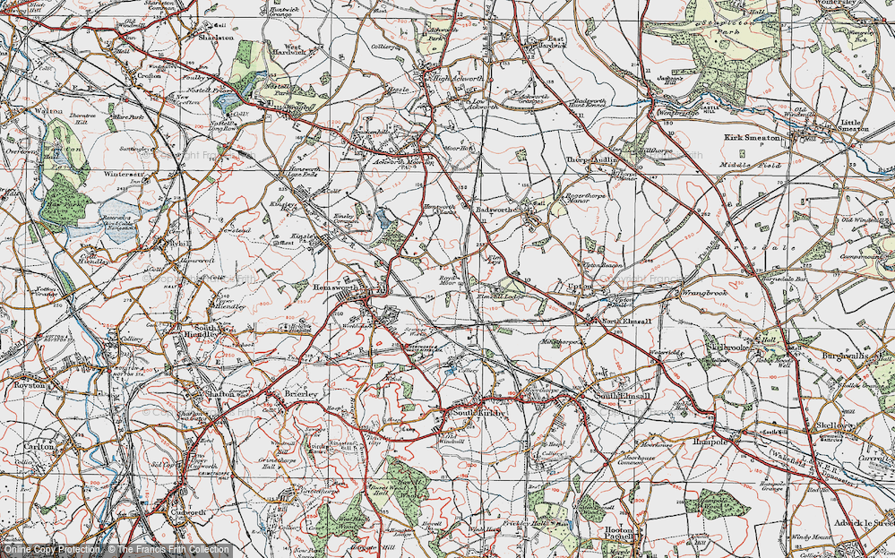 Old Map of Royd Moor, 1924 in 1924
