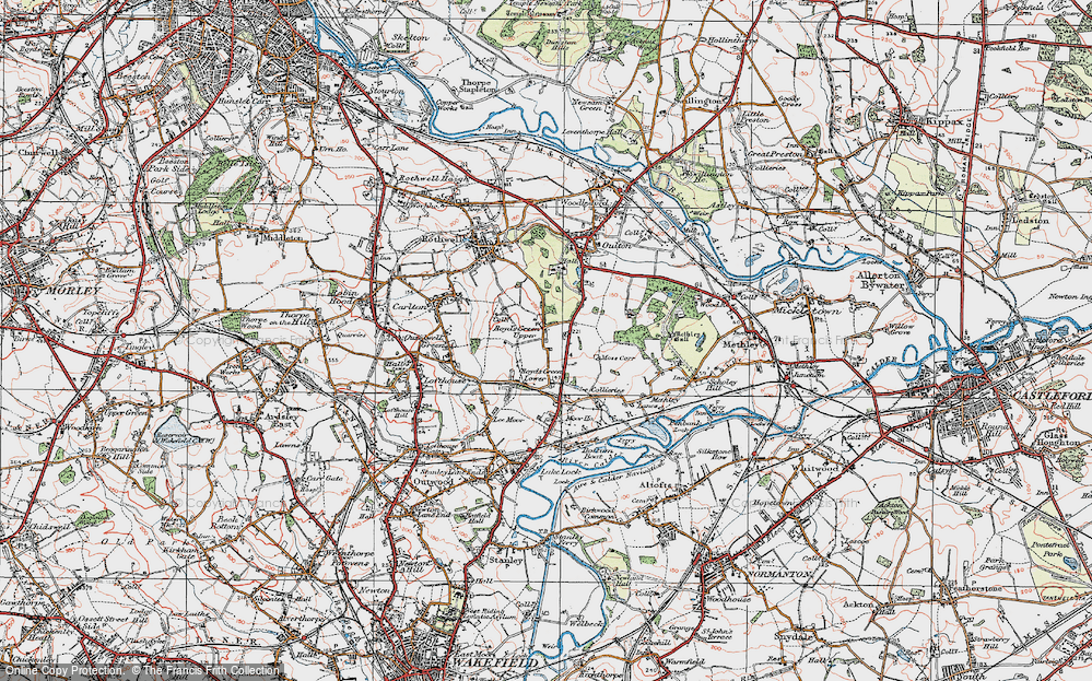 Old Map of Royds Green, 1925 in 1925